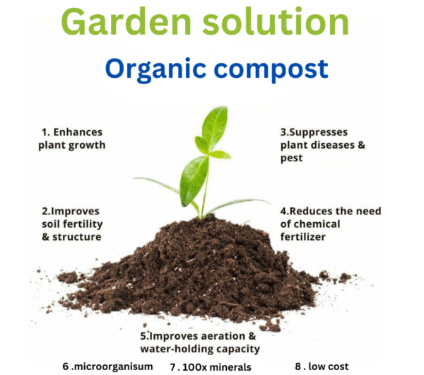 ORGANIC COMPOST FERTILIZER 1 KG kitchen Gardening