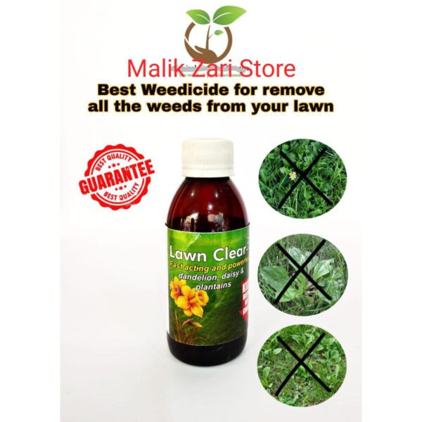 Lawn clear weedicide for extra weeds in lawn control