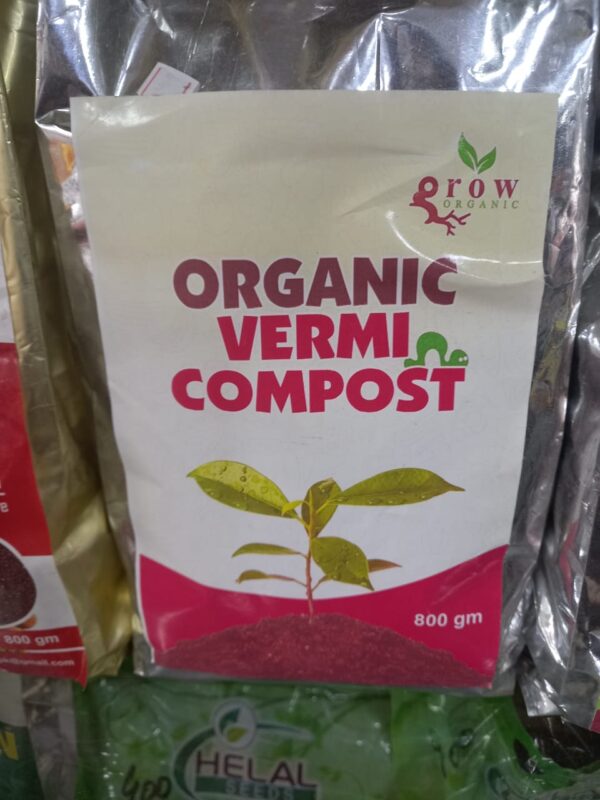 Organic Vermi compost 800 gm Fertilizer for plants and vegetables