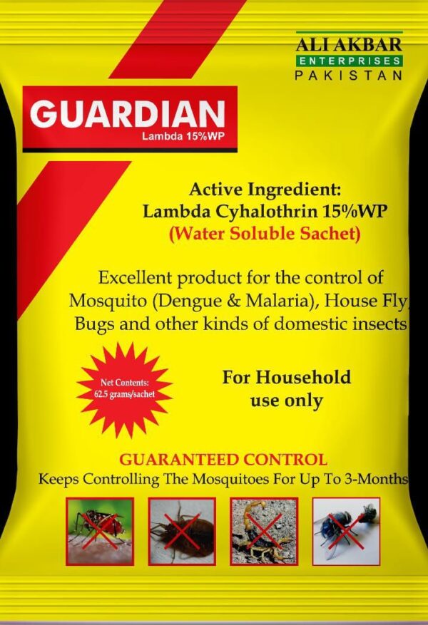 Guardian Lambda Powder 15 % For Mosquitoes  Insects and Flies