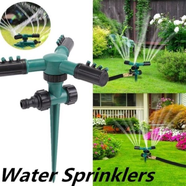 Gardening Tools Lawn Sprinkler Automatic 360° Rotating Garden Water Sprinklers Lawn Irrigation